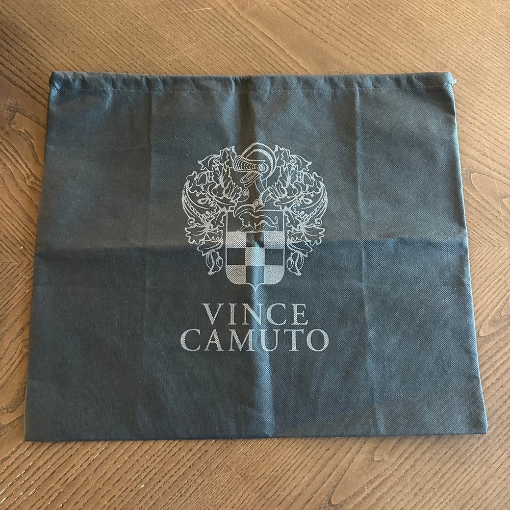 Vince Camuto Gray Drawstring Dust Bag for Handbags and Shoes 16x14